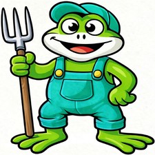 30 Custom Simple Turquoise Frog Personalized Address Labels