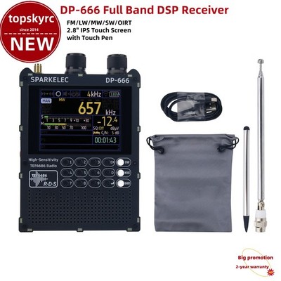 Tef6686 DSP Radio DP666 High Sensitivity Full Band LW MW SW 0IRT Shortwave Radio, Whi - View #5