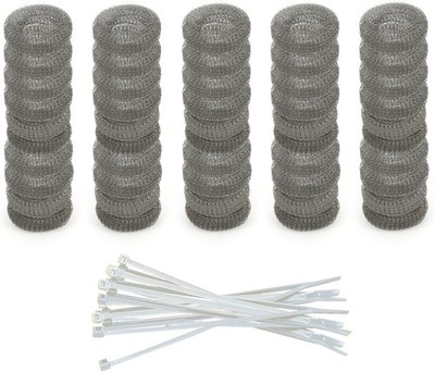 50 Pack Stainless Steel Lint Remover Traps For Washing Machine Discharge Hose