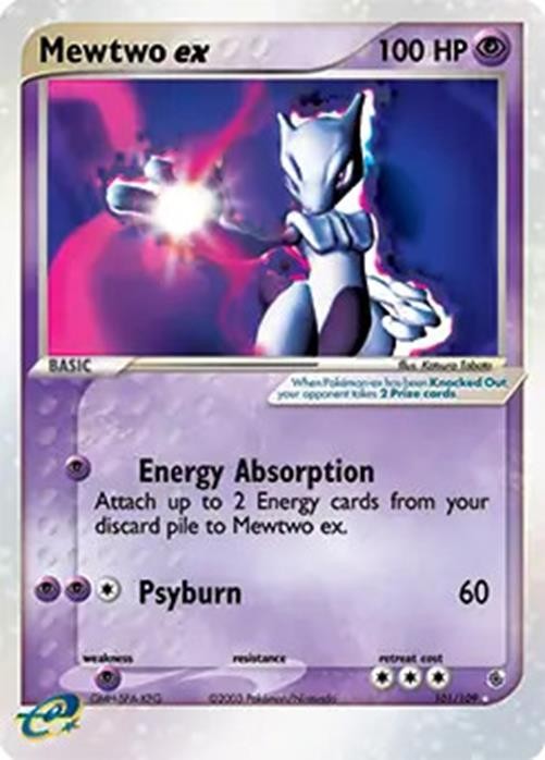 ミュウツーex ex 【希少】Mewtwo 101/109 eBay | 109 101 Ex Mewtwo キラ eカード ★ ポケモンカードゲーム