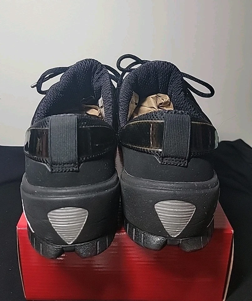 Tênis Air Jordan Alpha Trunner masculino tamanho 9.5 preto com cadarço 407582-003 - Imagem 4 de 4