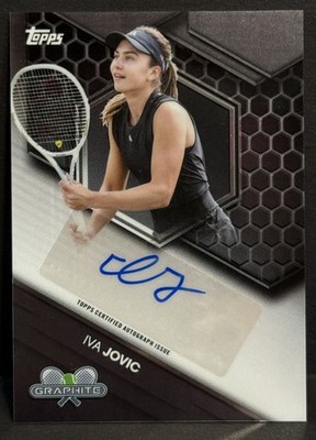 2026 Topps Graphite Tennis Iva Jovic Graphite Signature Auto | eBay