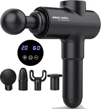 Massage Gun Deep Tissue - Back Muscle Massager w/High Torque Motor for Black 