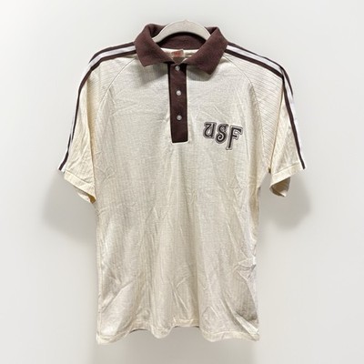Collegiate pacific Vintage 70s USF Polo Shirt Large University Of South Florida