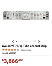 Avalon VT-737SP Class A Mono Tube Channel Strip