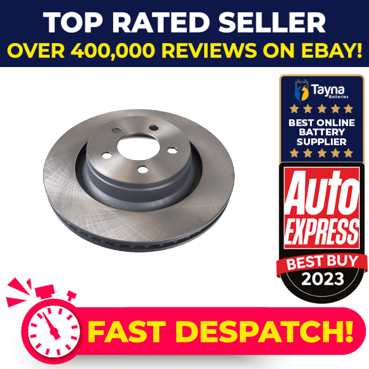 2x Brake Discs Pair Vented fits DODGE NITRO 3.7 Front 06 to 12 EKG 333mm Set New