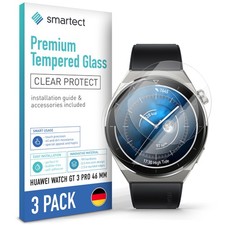 3x Schutzglas Panzerfolie für Huawei Watch GT 3 Pro 46 mm Displayschutz Hartglas