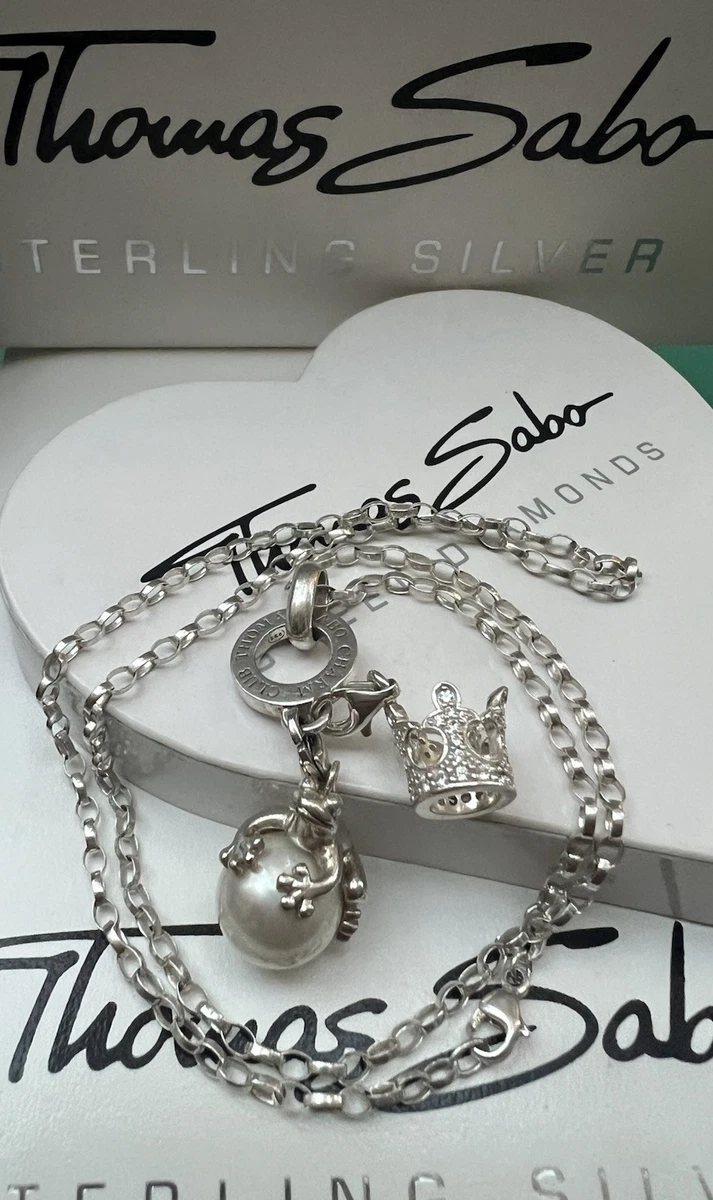 Lilie Anhänger M Zirkonia Paveé + Perle LD FL 31 Heartbreaker Silber