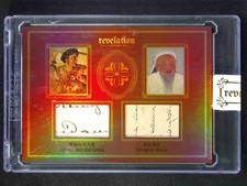 2025 Eternal Revelation Alexander The Great Genghis Khan History Relic /99