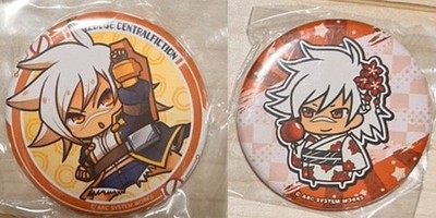 BLAZBLUE Bullet Can Badge Set Valé Character Dark Blue 2 pcs