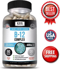  1 Vitamina B-12 para el cansancio dolor de cabeza dolores musculares y fatiga