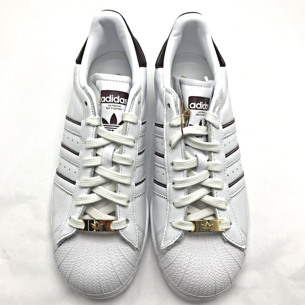 ADIDAS Originals Superstar White Navy GY2558 Men's sz 8.5-12