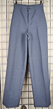 Vintage Levis Pants Size S/M 70s Dark Heather Gray High Waist Straight Leg Sleek