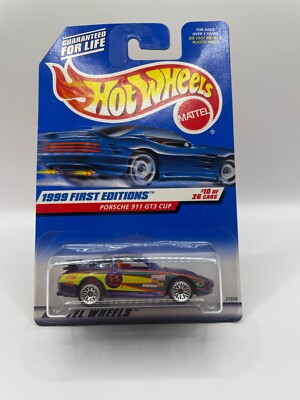 Hot Wheels 1998 Porsche 911 GT3 CUP Nr8 Purple HW 1999 First