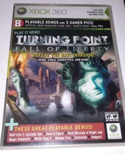 XBOX 360 Demo DISC #81  Turning Point Fall of Liberty Half Life Magic Elements 