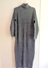 Universal Thread Long Sleeve Sweater Dress Charcoal Gray XS "Cashmere Like"