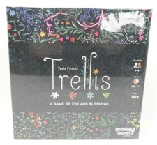 Trellis Board Game from Breaking Games Zen and Blossoms FACTORY SEALED BOX