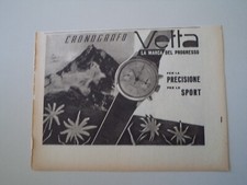 advertising Pubblicità 1946 OROLOGIO CRONOGRAFO VETTA