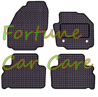 FOR FORD S MAX 2011-2015 with NEW FORD CLIPS TAILORED RUBBER MATS in 3MM & 5MM