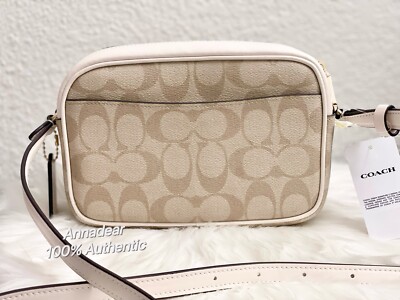 ★人気★ COACH Camera bag ショルダーバッグ NWT COACH CO939 Mini Jamie Camera Bag Signature & Leather With