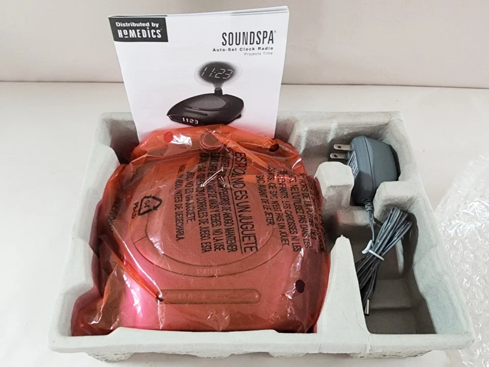 Homedics SS-4510 Soundspa Sounds Autoset Clock Projects Time - Image 3 of 4