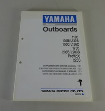 Supplemento Manuale Di Officina Yamaha Fuoribordo 115C - 225B Stato 10/1991