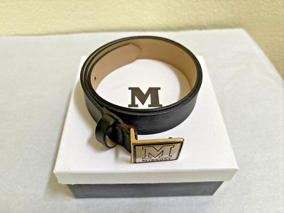 missoni womens leather belt made in italy MISSONI Croc-Effect Leather Belt | endource main image 3