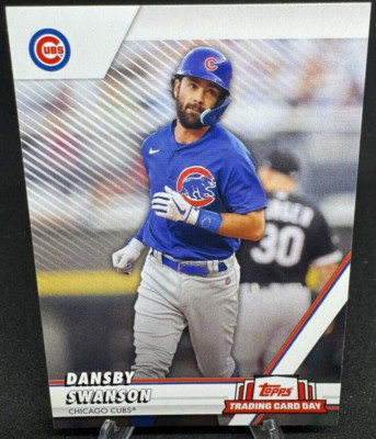Dansby Swanson 2024 Topps International Trading Card Day NTCD-B6 Cubs  Baseball