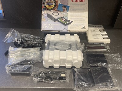 Canon CP-100 Druckerkarte Foto neu unbenutzt Tintenkassette Netzteil verpackt
