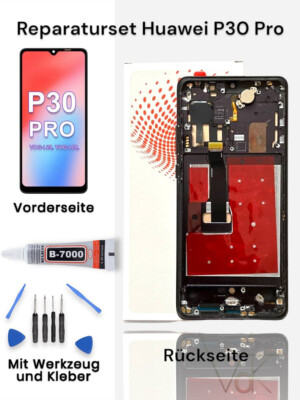 Huawei P30 Pro Display TFT HD Touchscreen Bildschirm Glas mit Original Rahmen