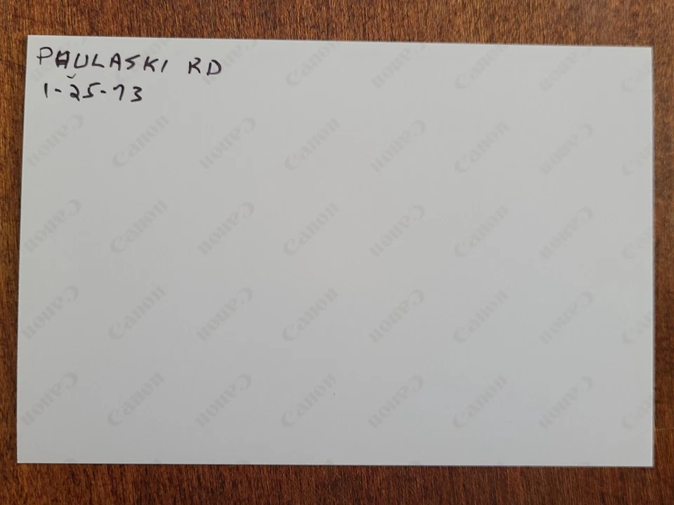 Trolebús CTA 9417 Pulaski Road Chicago ILL 1973 foto (mi) Foto 2 de 2