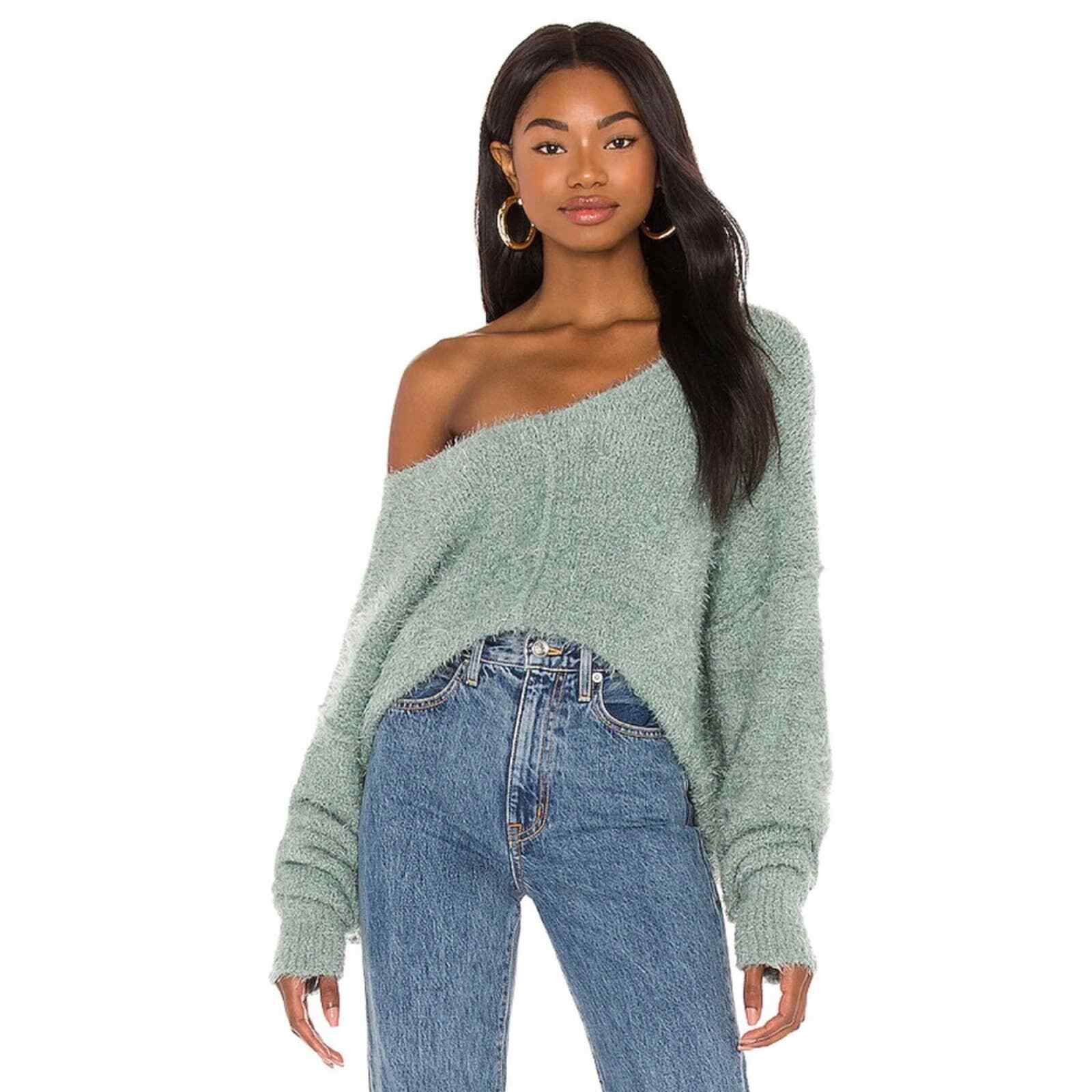 Free People Icing V-Neck off shoulder 