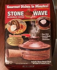 TeleBrands 7370 Stone Wave Microwave Cooker - Unopened Brown