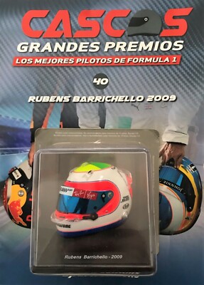 Rubens Barrichello (2009) helmet collection 1/5 new sealed Discontinued 