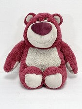 Disney Store Lotso Huggin Bear Plush 15" Strawberry Scent Toy Story 3 Stuffed