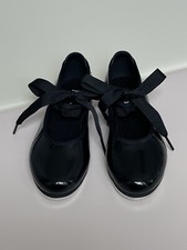 Bloch Annie Tyette Patent Leather Tap Shoes Child Size 11.5 / Medium