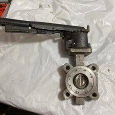 Crane Flowseal 02-10A-291BFF-HOJ 2" Butterfly Valve CF8M / F316 PTFE/MS