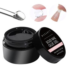 Makartt Solid Nail Glue Gel 15ml Strong Clear UV Cured Acrylic for Press-On Nail