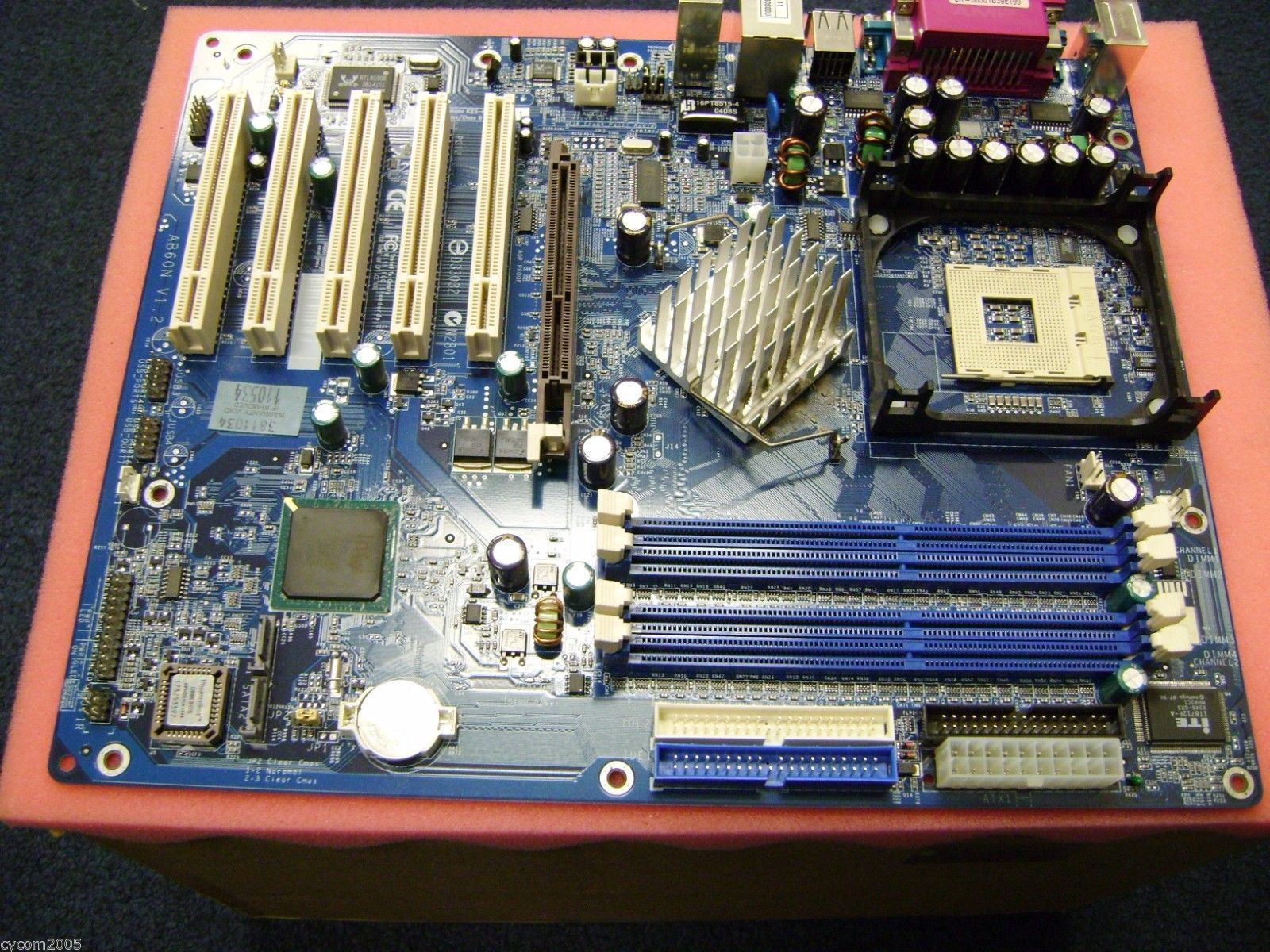 Shuttle Computer Group Desktop Intel Socket 478 Motherboard * AB60N * (Tested)