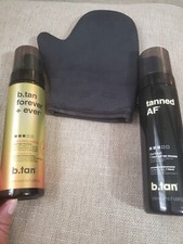 B Tan Self Tan Mousse, Tanned AF And Glove Set