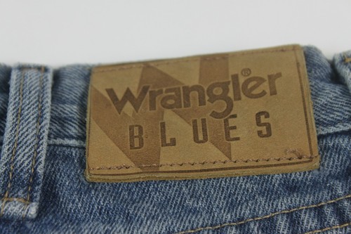 Wrangler Blues Men's 34 x 30 Relaxed Denim Jeans - stain #Z164 - Picture 2 of 6