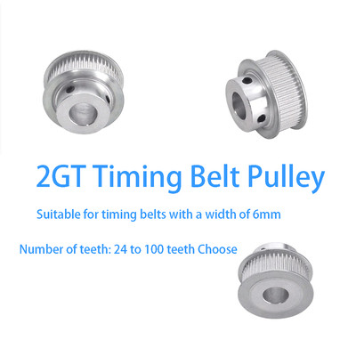 BF-type GT2 6mm Timing Belt Pulley 25- 100 Tooth Bore 5 - 25 for CNC Step Motor