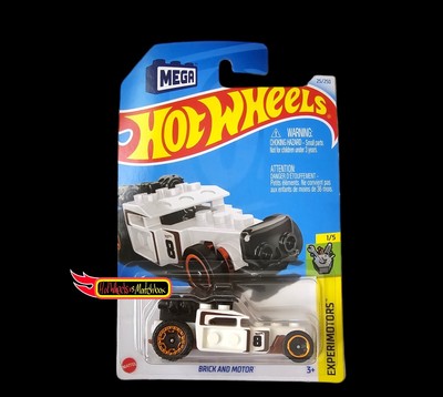 Hot Wheels ZIEGEL UND MOTOR EXPERIMOTOREN F CASE 2024 HEISSRÄDER MEGA BLOCKS