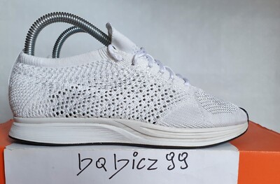 Nike Flyknit Racer Goddess Triple White 2016 6US/38.5EUR/24CM