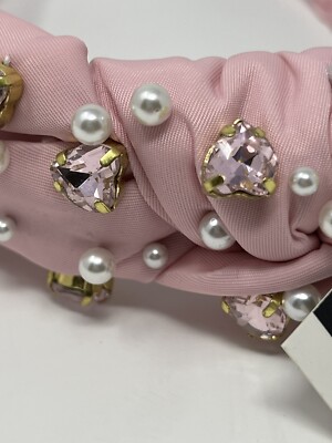 lele sadoughi X Stoney Clover Lane Headband Flamingo | eBay display picture 3
