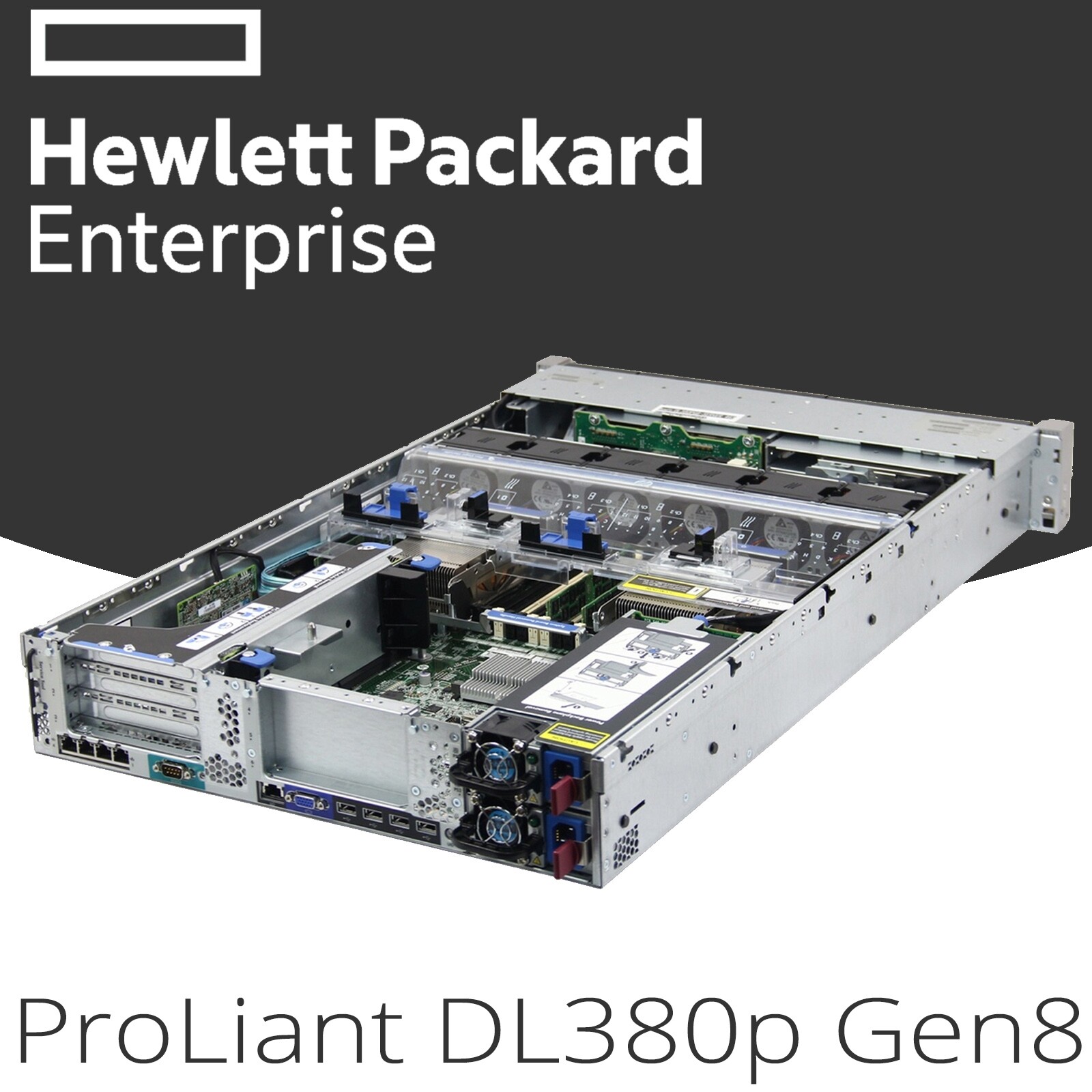 HP ProLiant DL380p G8 2x Intel Xeon Eight Core 96GB RAM P420 RAID G8