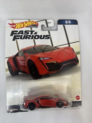 Hot Wheels 1:64 Fast & Furious W Motors Lykan Hyper Sport Model Car - GRL70 -...
