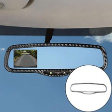 Cubierta de marco de espejo retrovisor de fibra de carbono tipo B para Chrysler 300 2005-2007