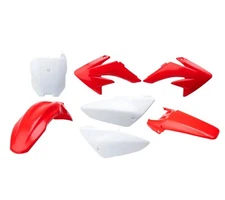 Qa Parts Complete Plastic Kit  For Honda CRF70F 2004-2012 Red And White