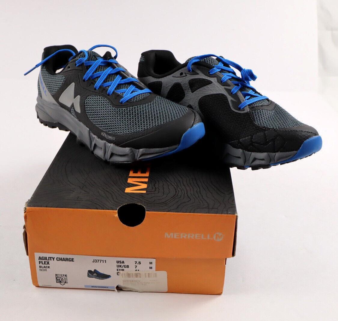 Scarpe da ginnastica con lacci grigie Merrell taglia 7 5 M Agility Charge Flex J37711